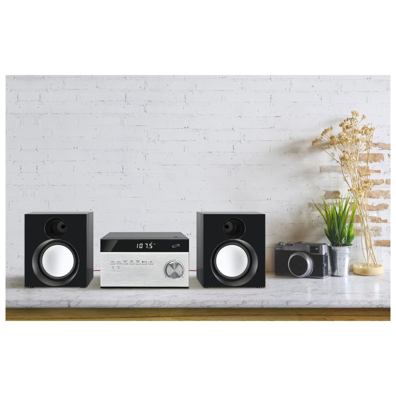 iLive 2Channel Bluetooth Home Music System with AM/FM Radio and Remote